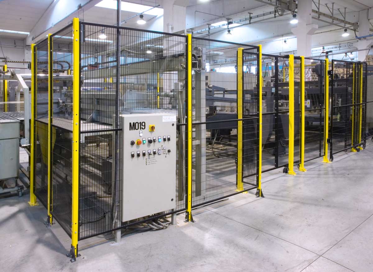 Installation picture of the Satech BASIC, the OSHA-Approved Machine, placed around industrial production environments