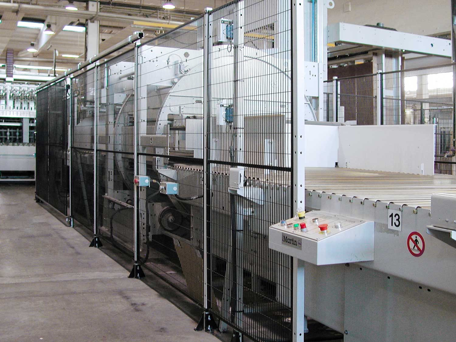 Installation picture of Satech BASIC, the OSHA-Approved Machine, protecting machinery