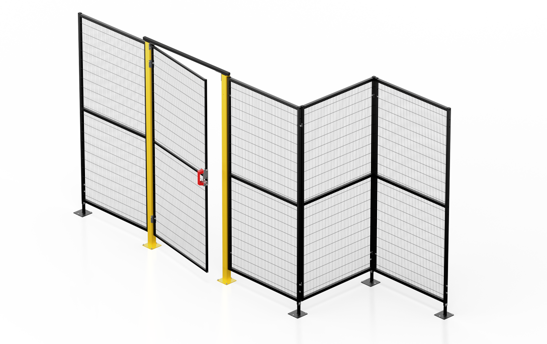 Miniature of Satech FastGuard, the Industrial Fencing System without posts that grants extra-quick assembly