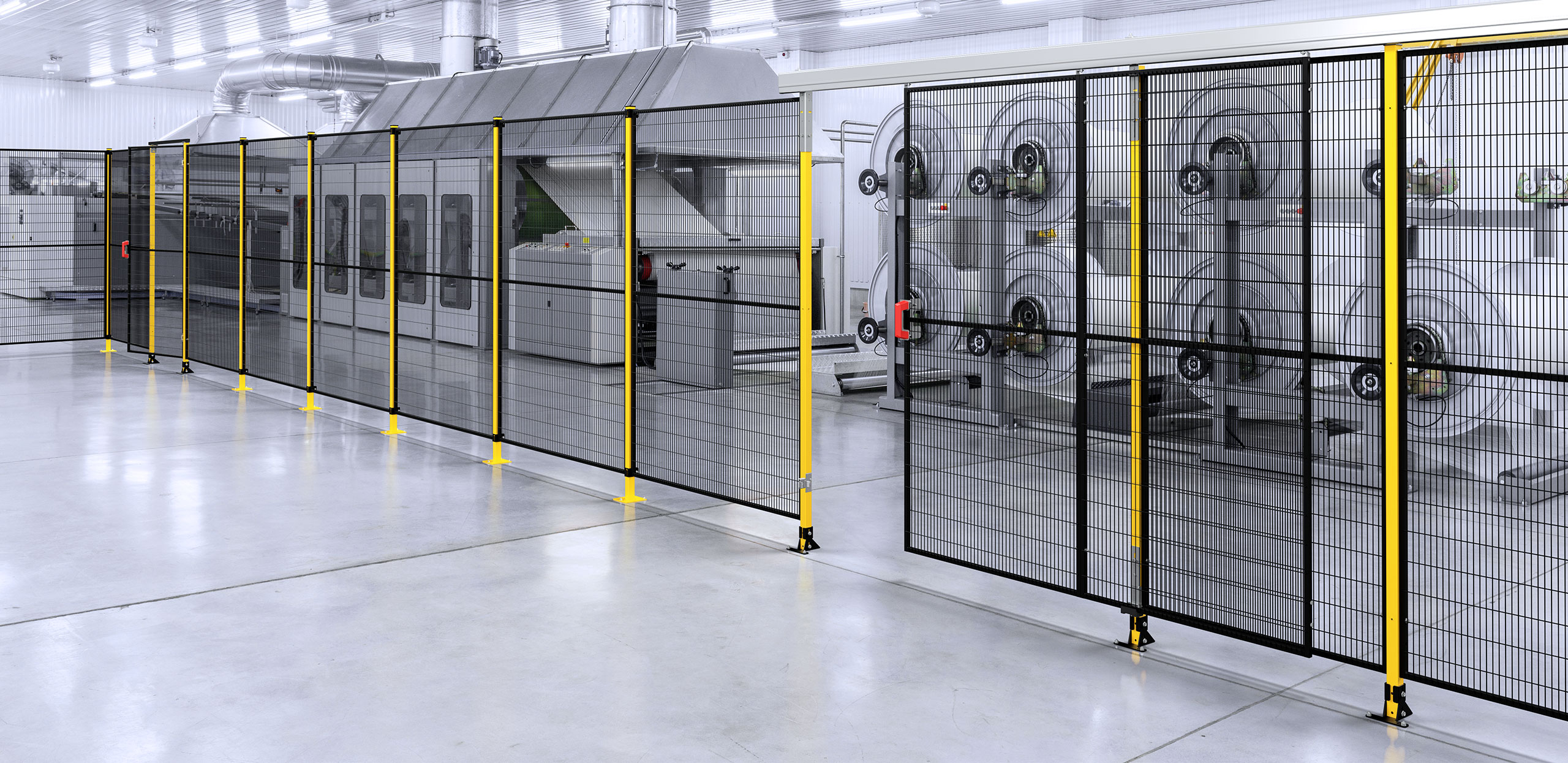 Perimeter Installation of Satech Modular Machine Guards