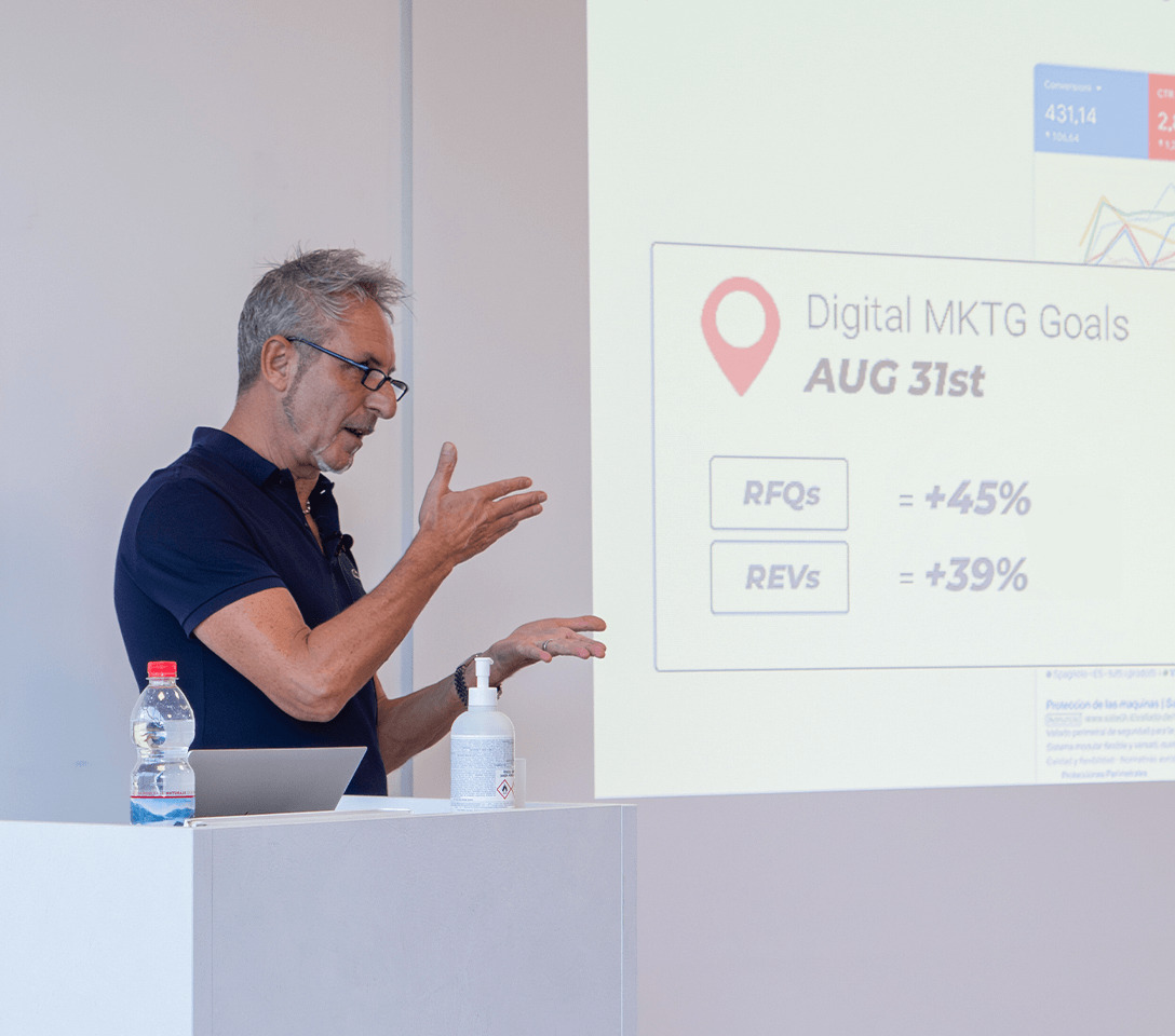 Marco Bertoni – Showcasing Growth Results in B2B Digital Marketing | Satech Safety Technology – Sales Conference 2023