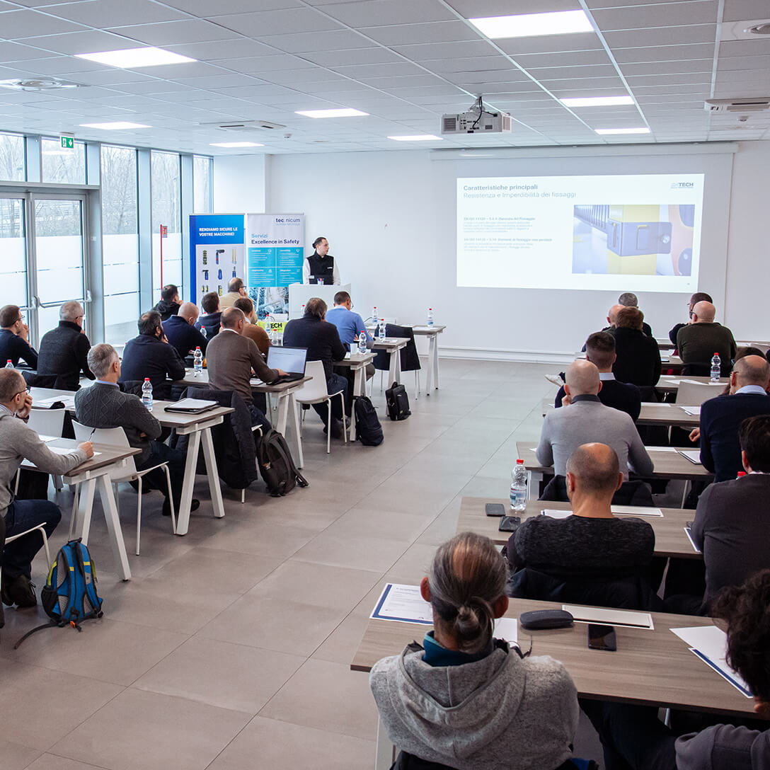 Panoramica della Formazione tecnica sulla Sicurezza Macchine organizzata da Satech e Schmersal