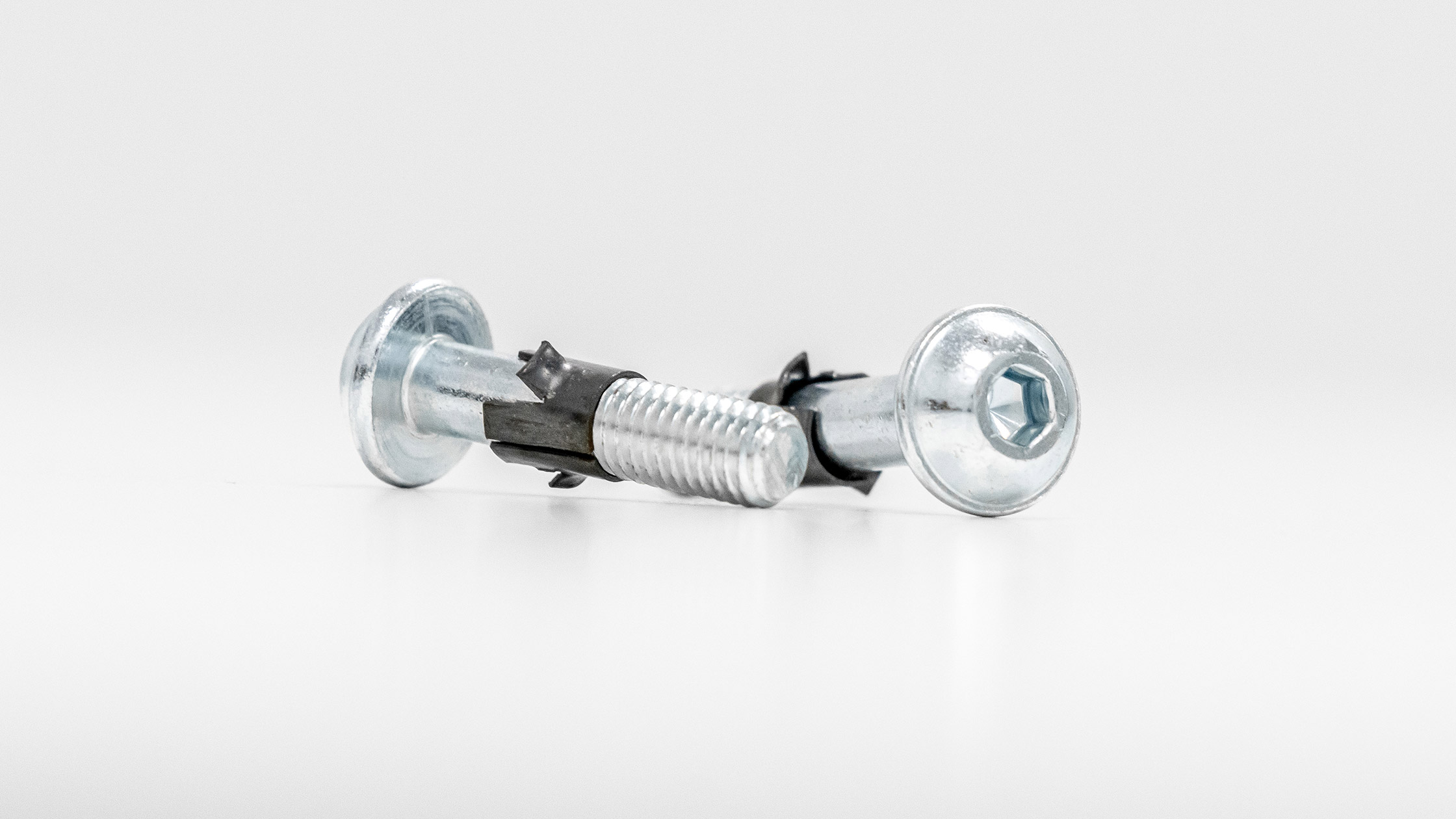 Due esemplari della nuova Vite BHC (Button Head Cap) a brugola di Satech