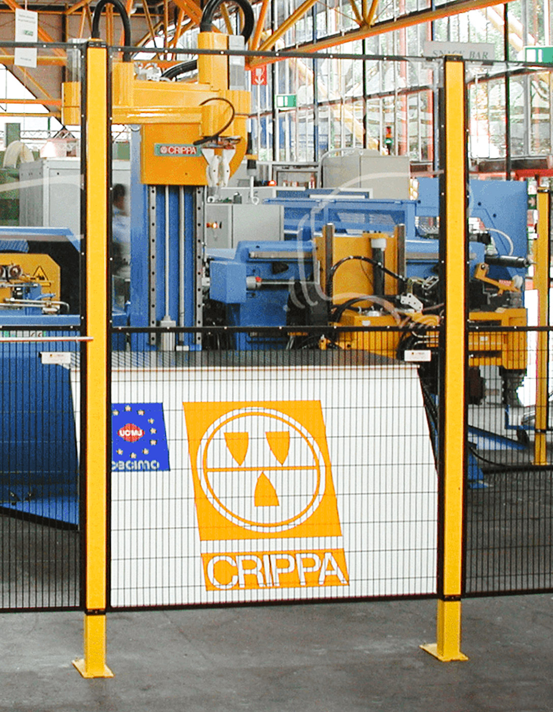 Satech perimeter protection fences Crippa company industrial machinery